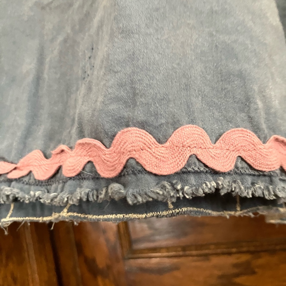 Magnolia Pearl Blue and Pink Unique Embroidered Top - Picture 6 of 14